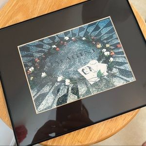John Lennon Imagine Framed Photo